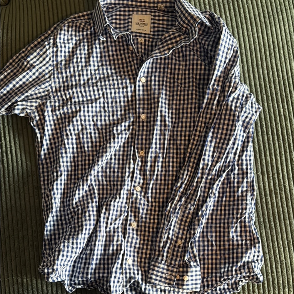 Ben Sherman Blue Checkered Men's Shirt